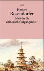 Briefe in die chinesische Vergangenheit - ein Chinese aus der Vergangenheit berichtet von seiner Zeit&Raum Reise in das Deutschland von heute